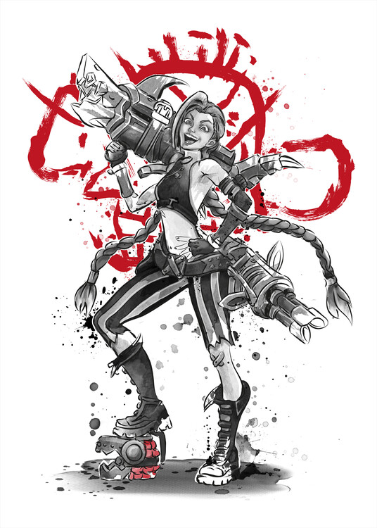 Poster The loose cannon girl