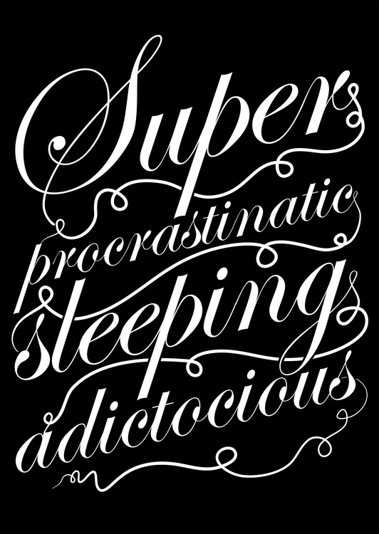 Плакат Superprocrastinatic