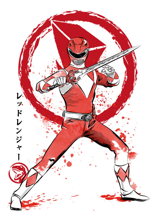Canvas Print Red ranger