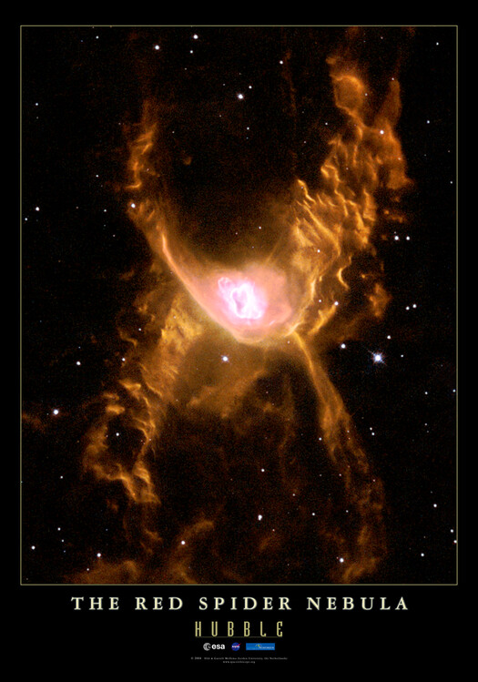 Juliste The Red Spider Nebula, ESA, Nasa, Hubble Telescope