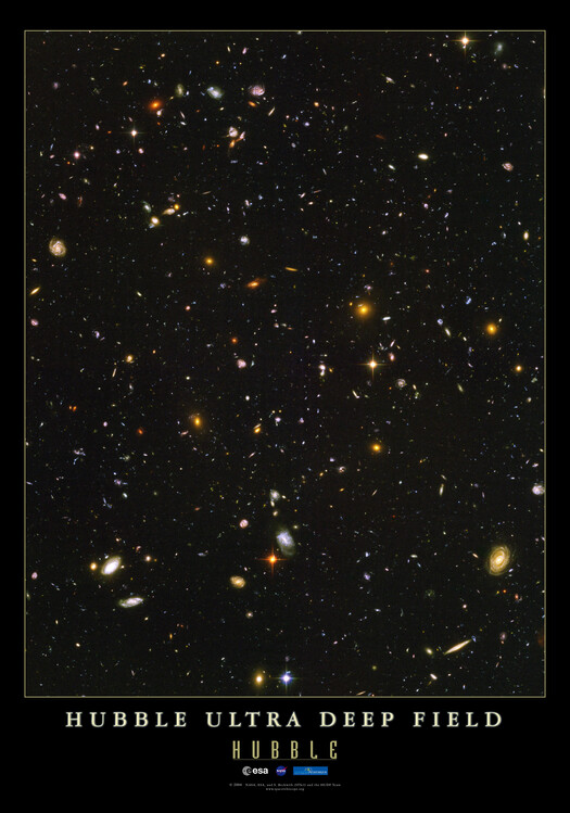 Poster Hubble Ultra Deep Field (HUDF)