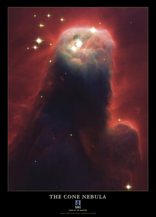Juliste The Cone Nebula, ESA, Nasa, Hubble Telescope
