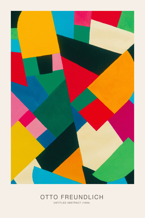 Plakát Abstract Composition (Abstract Painting) - Otto Freundlich