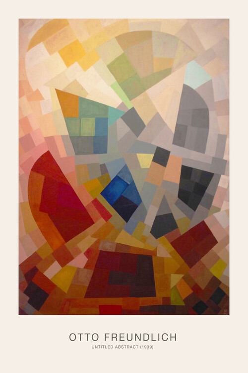 Poster Abstract Composition (Abstract Painting) - Otto Freundlich