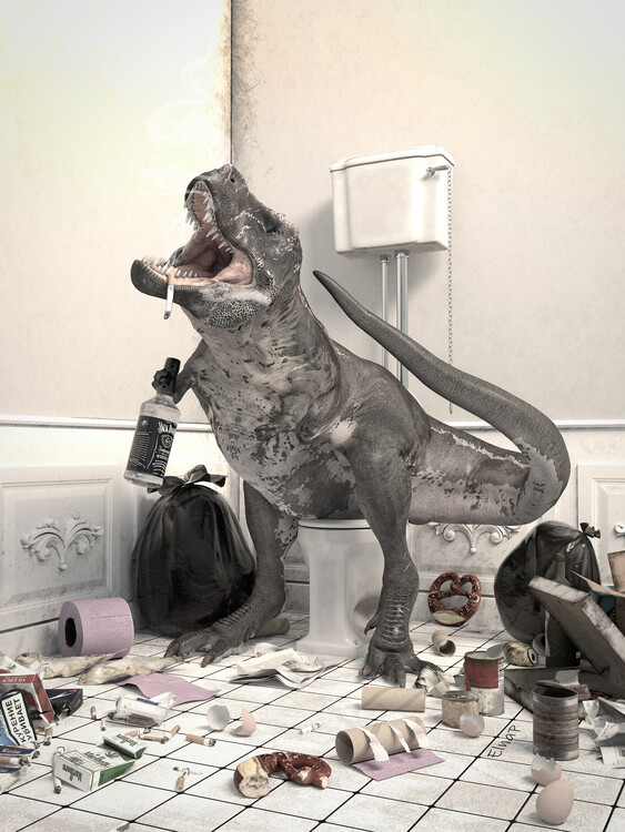 Poster Dinosaur Wall Art, tyrannosaure Photo, tyrannosaure Art