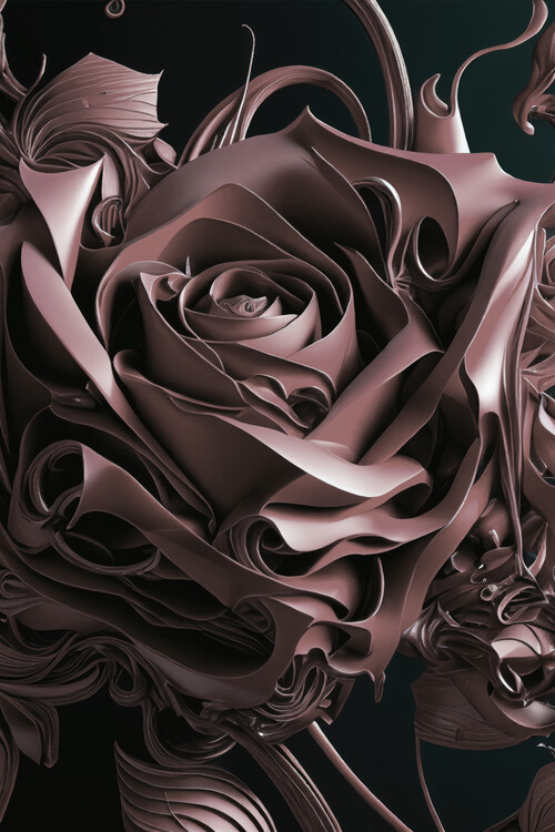 Plakat Abstract rose