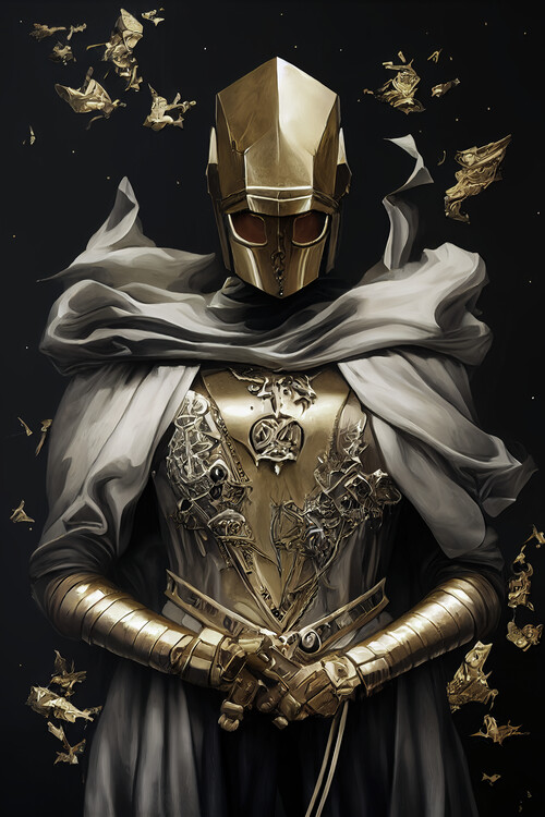 Poster Gold knight