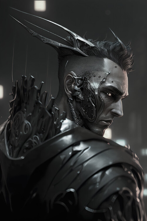 Canvas Print Futuristic man