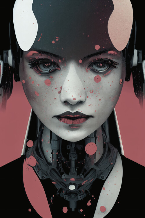 Plakat Female cyborg