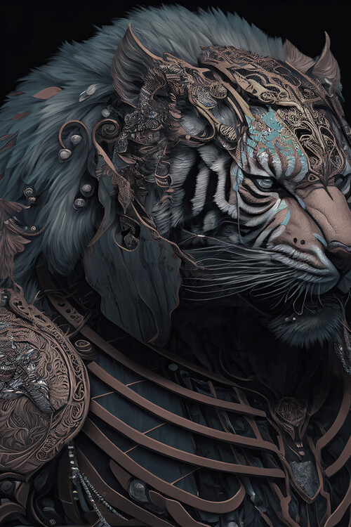 Plakat Tiger warrior
