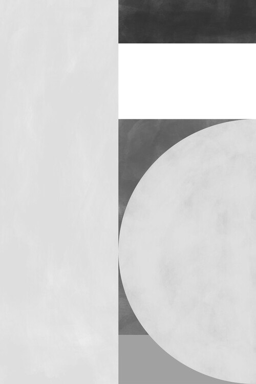 Плакат Geometric Monochromatic Poster No.1