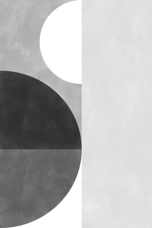 Poster Geometric Monochromatic Poster No.2
