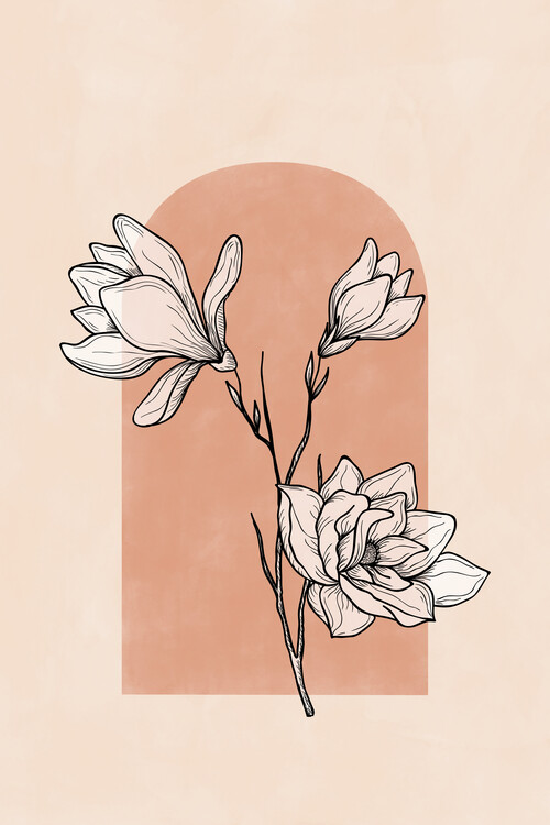 Poster Flowers and Arch Poster No.1