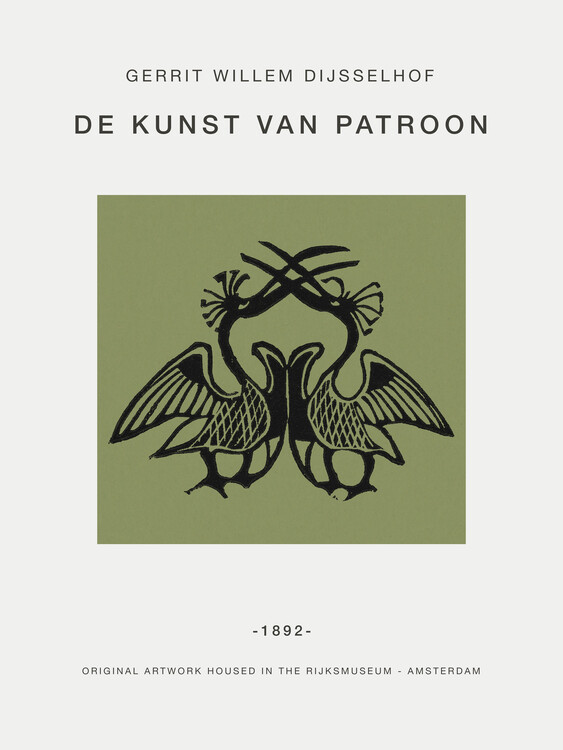Принти на полотні Two Exotic Birds (Exhibition) - Gerrit Willem Dijsselhof
