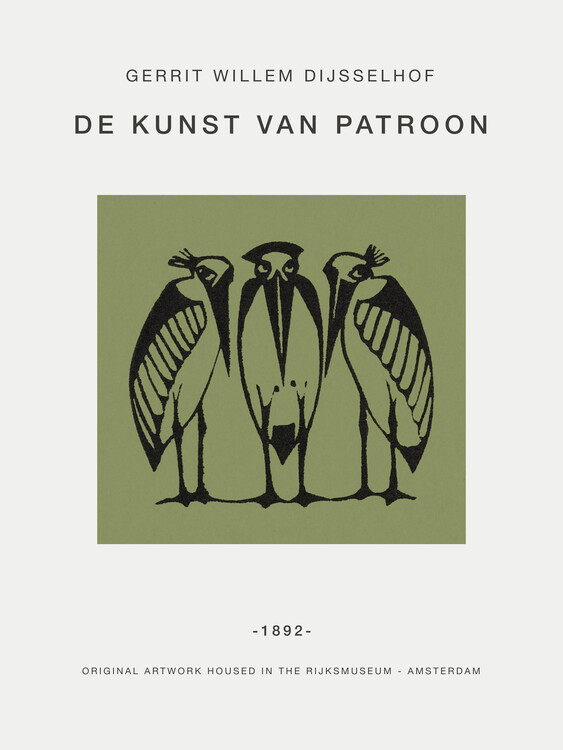 Poster Three Marabou (Exhibition) - Gerrit Willem Dijsselhof