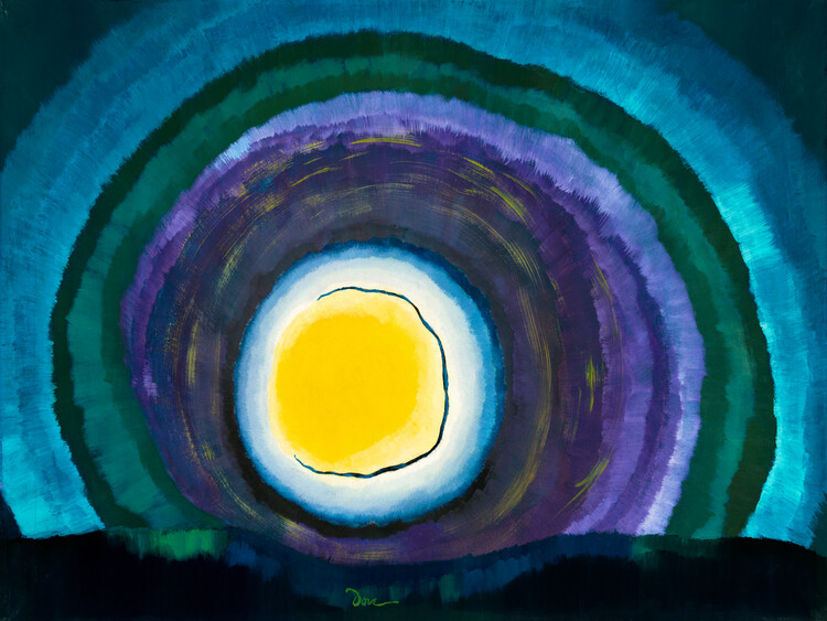 Poster The Third Sunrise (Abstract Painting) - Arthur Dove