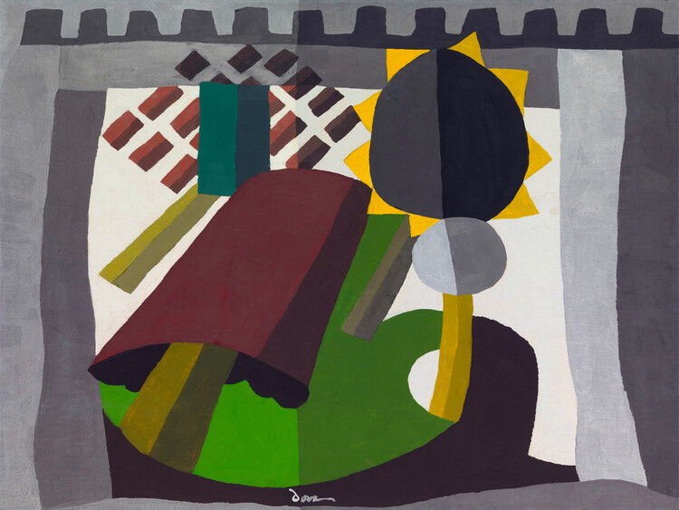 Poster The Inn (Abstract Sunflower Painting) - Arthur Dove