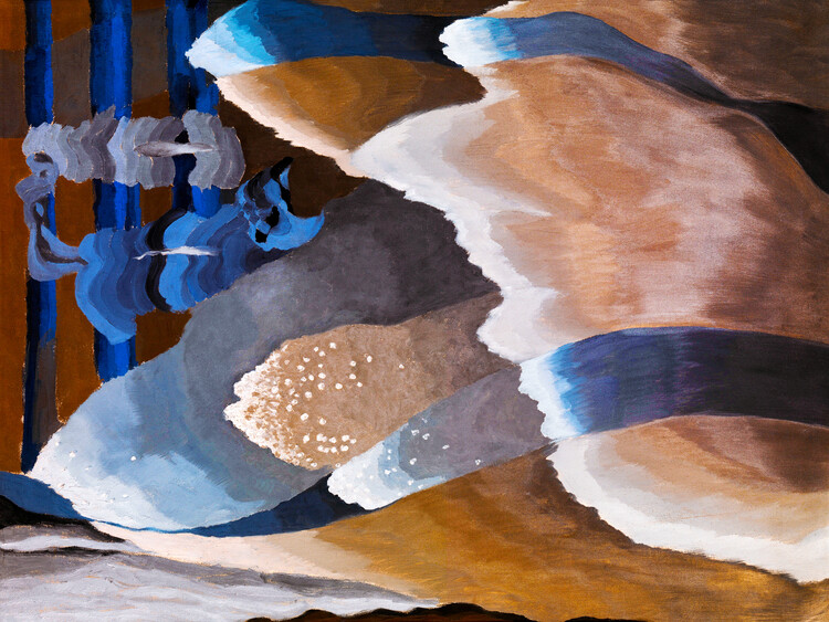 Poster Reaching Waves (Abstract Painting) - Arthur Dove