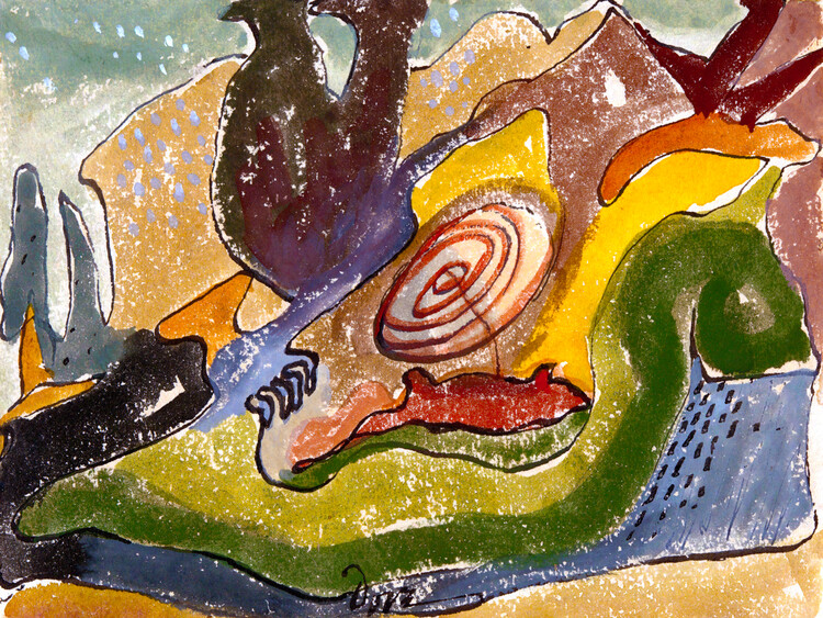 Poster The Beach (Abstract Painting) - Arthur Dove