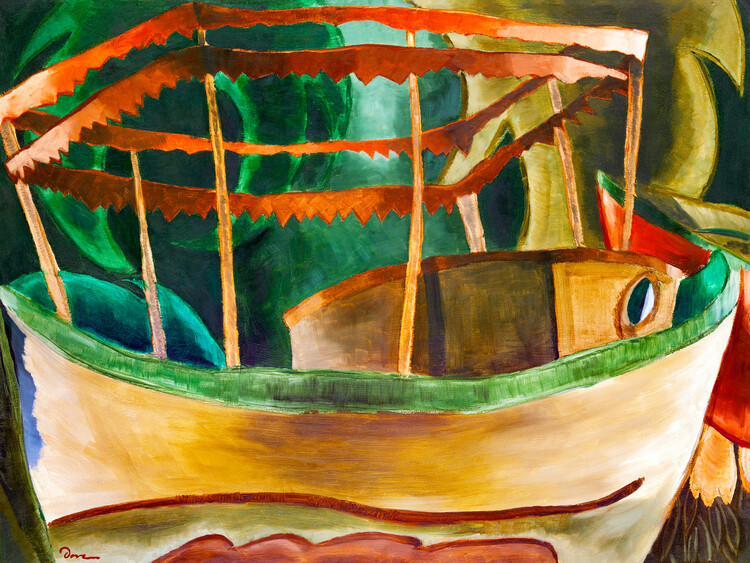 Levně Plakát, Obraz - Fishboat, Arthur Dove, 40 × 30 cm