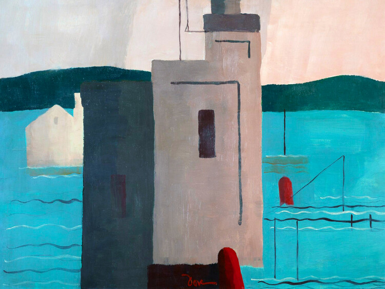 Poster Lloyds Harbour (Abstract Painting) - Arthur Dove