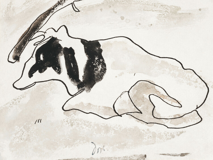 Poster Cow II (Abstract Painting) - Arthur Dove