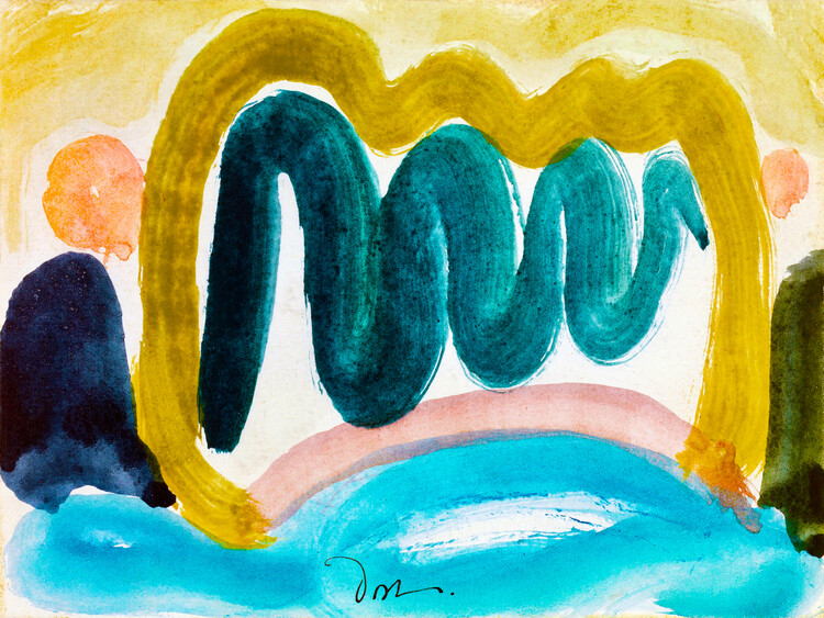 Levně Plakát, Obraz - The Pond, Arthur Dove, 40 × 30 cm