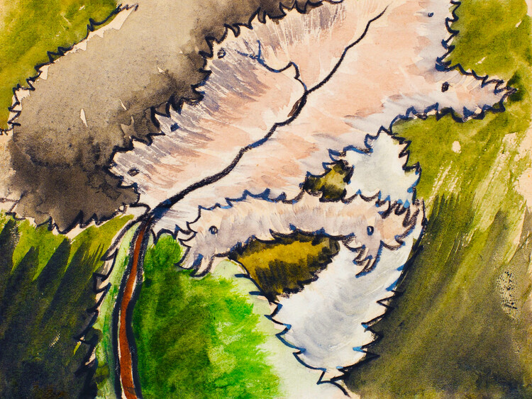 Poster Dogwood (Abstract Painting) - Arthur Dove