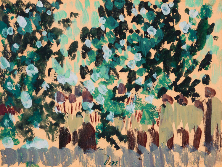 Levně Plakát, Obraz - Green Leaves, Arthur Dove, 40 × 30 cm