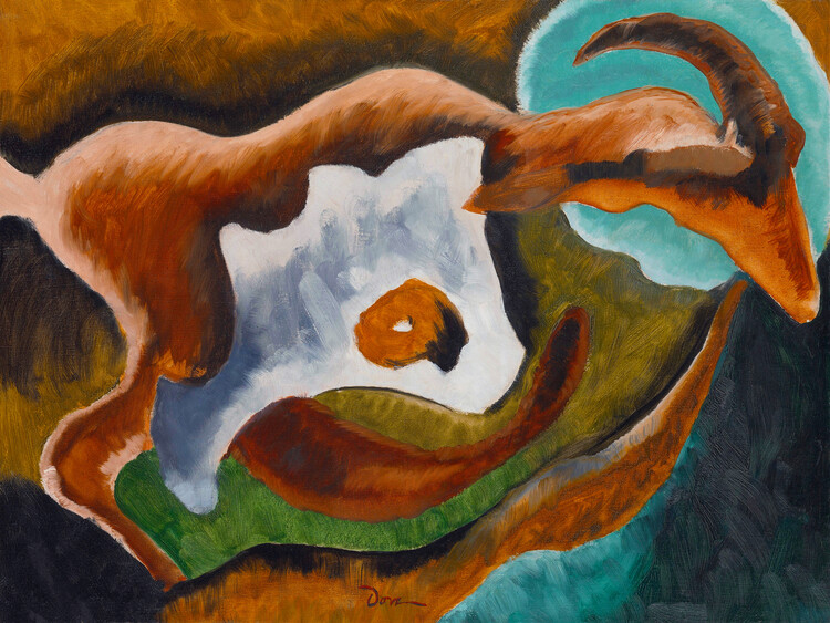 Poster The Goat (Abstract Painting) - Arthur Dove