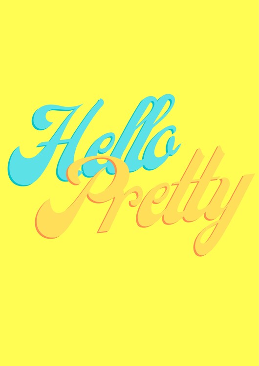 Poster Hello pretty
