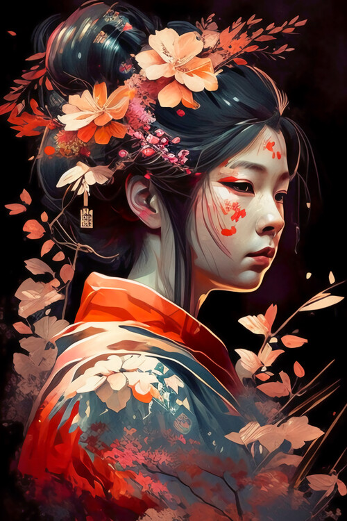 Poster Geisha: Art & Tradition Japanese Culture | Japanese Girl