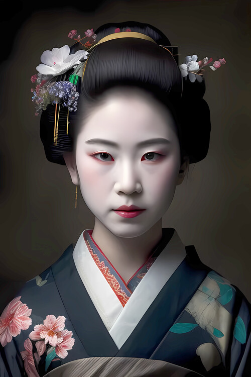 Poster Geisha : Art & Tradition Culture japonaise | Fille japonaise