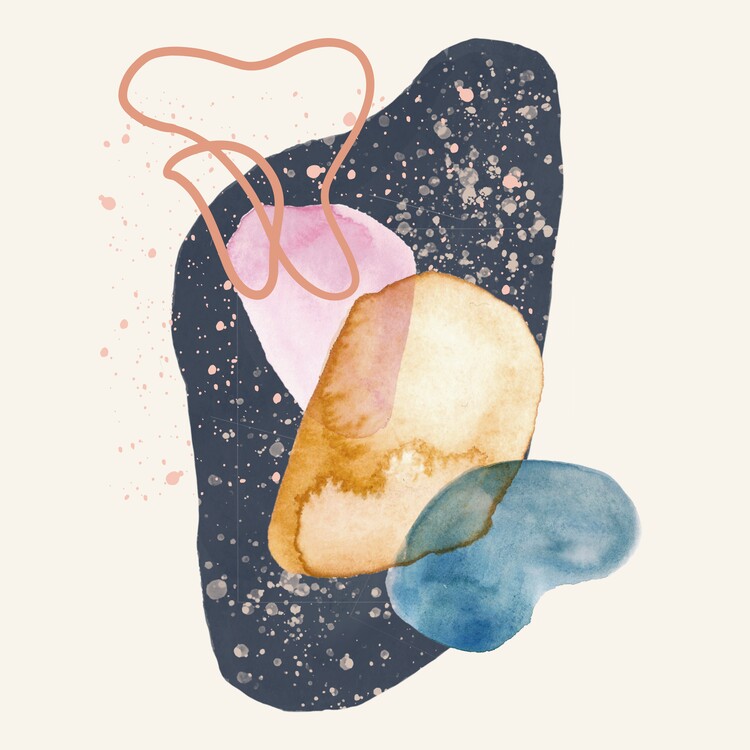 Poster Space stones