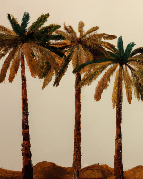 Αφίσα Brown Palms