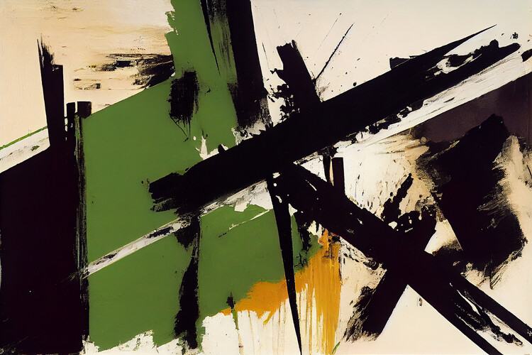 Poster Abstract Graffiti 2.