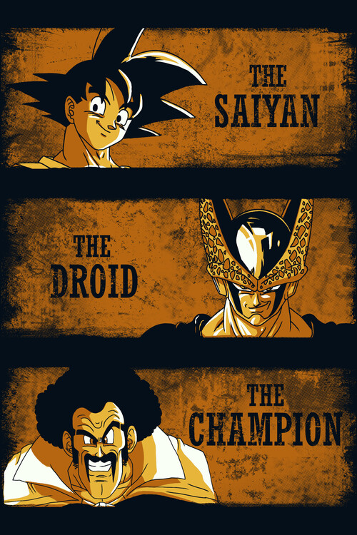 Poster The saiyan, the droid and the champion