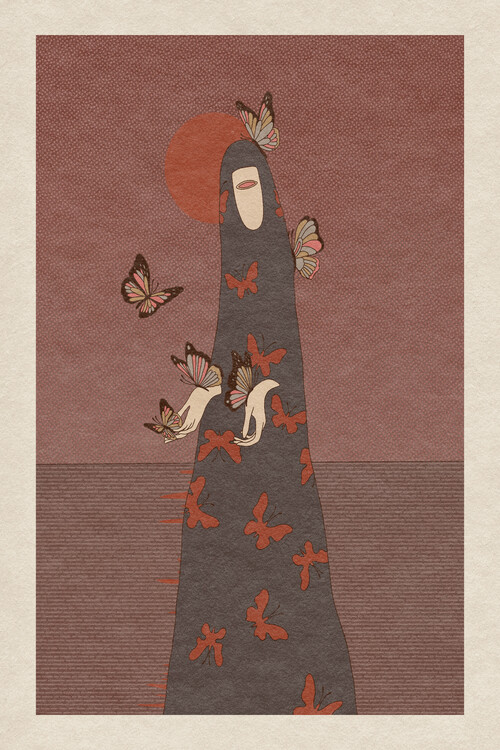 Plakát Pink Priest - Coloured Wind