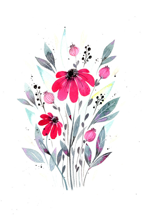Plagát Esther Meinl - Gerbera