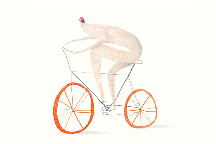 Плакат Trude is Krude - Cycling