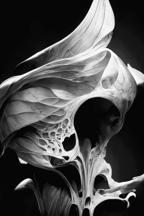 Плакат White modern abstraction