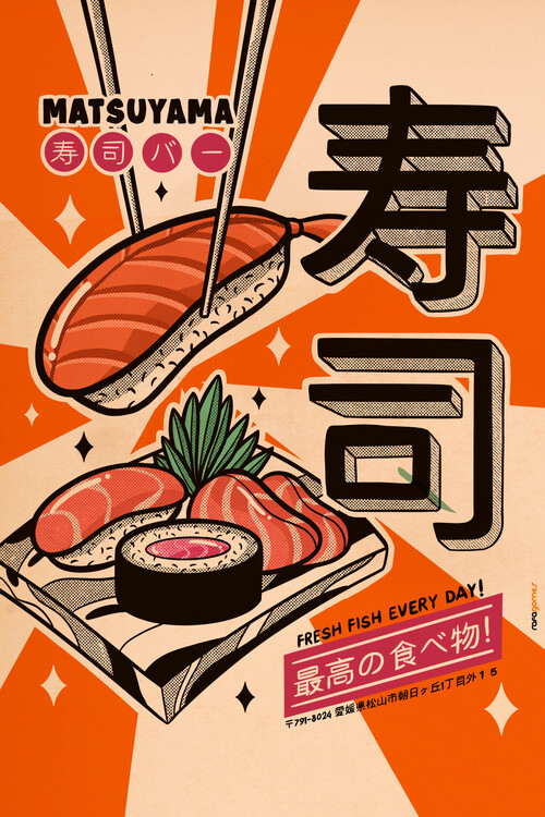 Poster Sushi Every Day