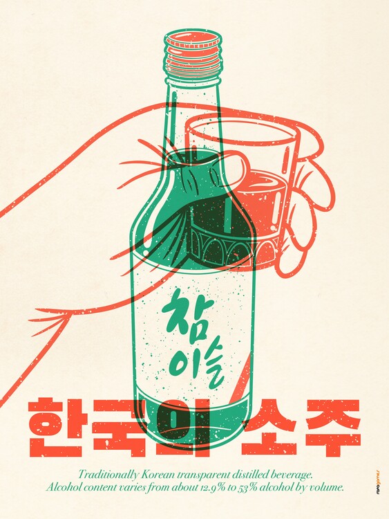 Poster Korean Soju