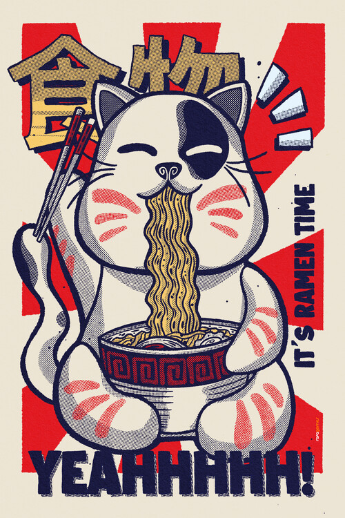 Poster It's Ramen Time