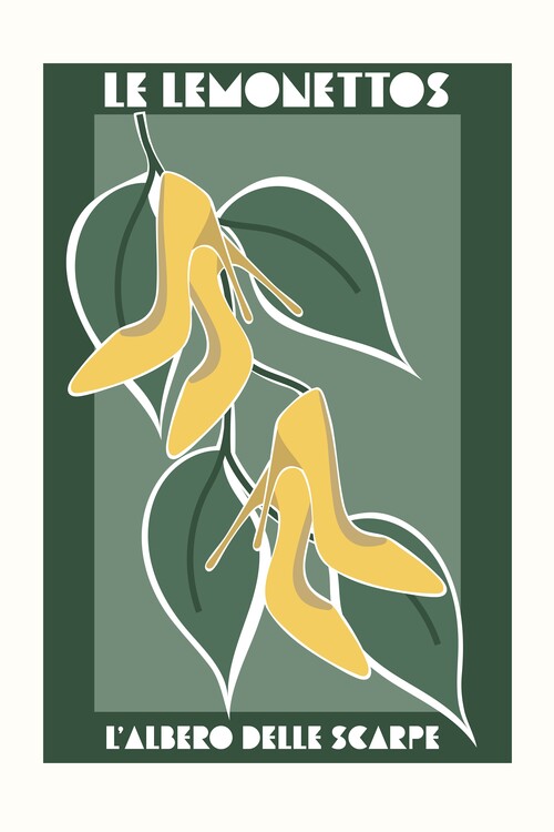 Плакат stiletto lemon leaf