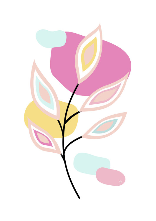 Plakat Pastel Flower
