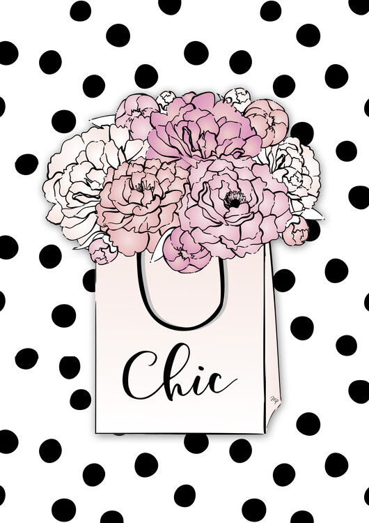 Póster Chic Flowers