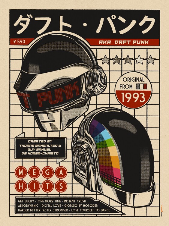 Poster Duo Daft Punk