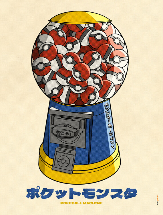 Poster Ball Machine