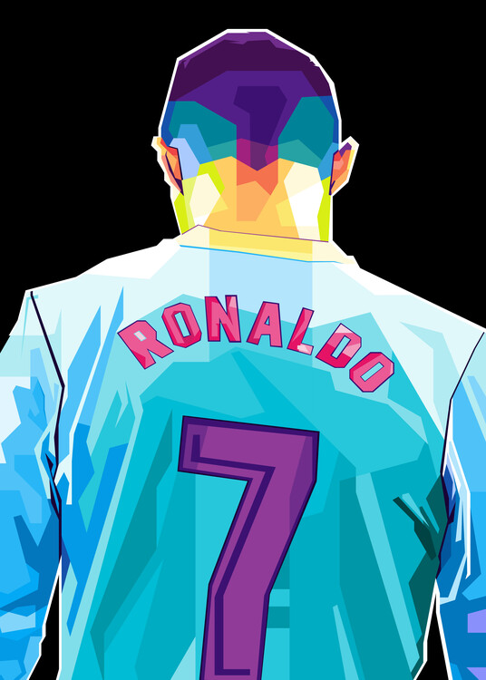 Poster football pop art